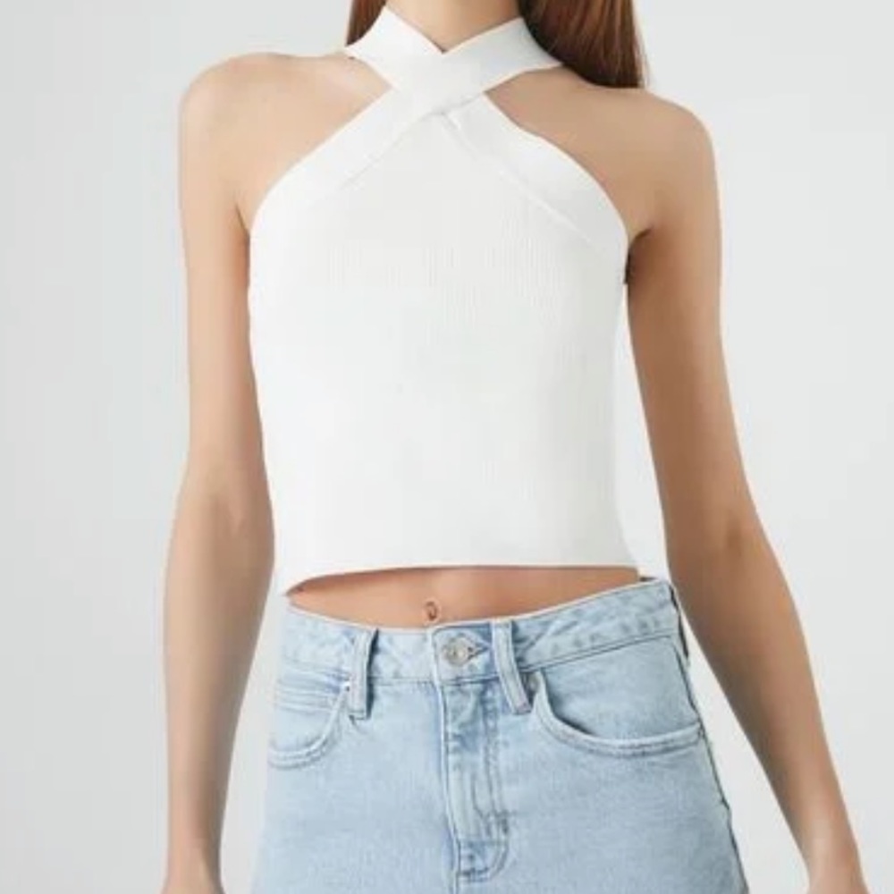 Crisscross crop top